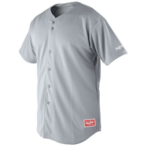 Rawlings Plated Plus Men's Full Button Jersey